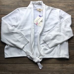 NWT white sweater